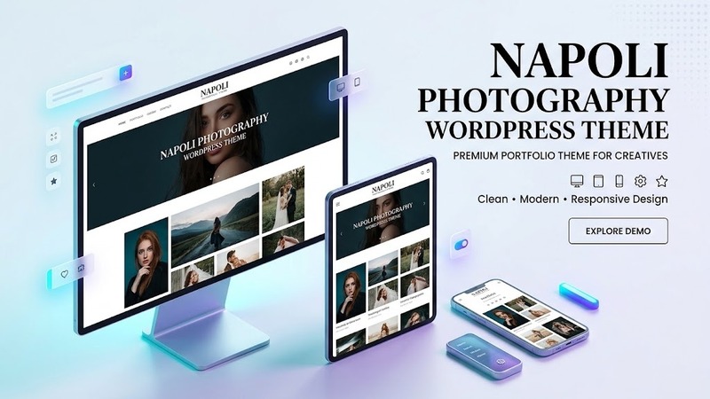 Napoli v2.4.9 – Photography WordPress Theme (Elementor Built, 100+ Pre-Designed Pages)