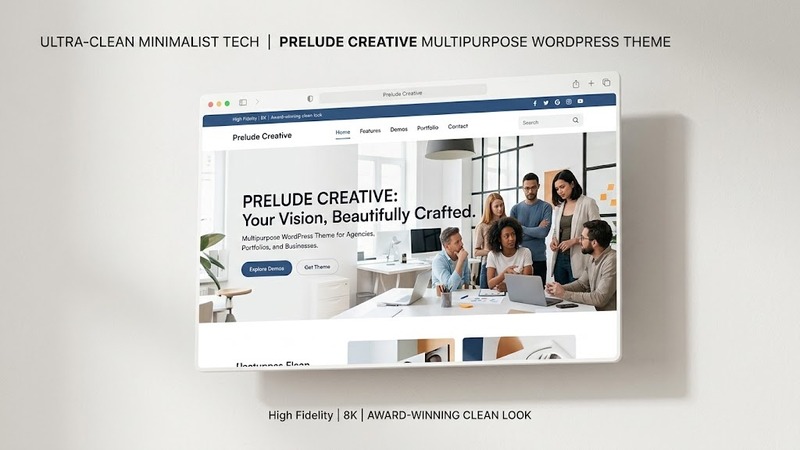 Prelude v1.33 – Creative Multipurpose WordPress Theme (Pixel-Perfect Design & Elementor Builder)