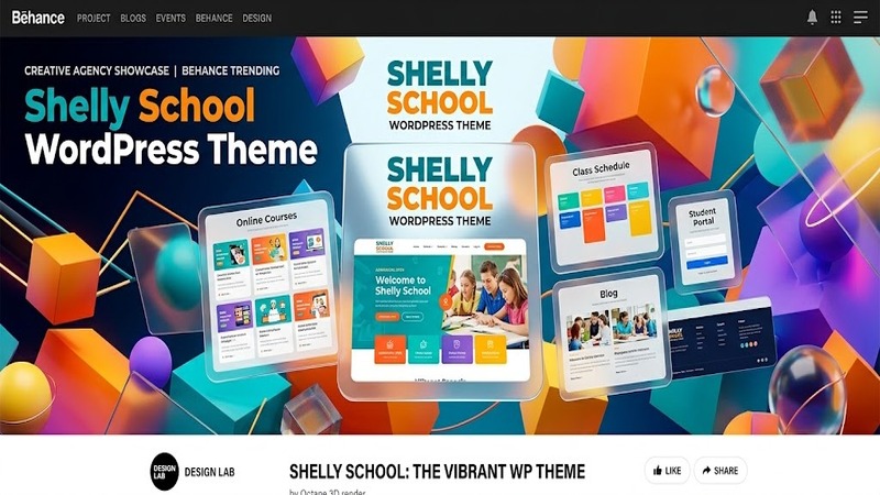 Shelly v1.2.0 – School WordPress Theme for Education Centers & Learning Institutes (Elementor-Powered)