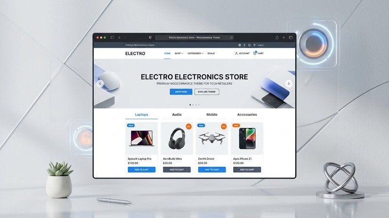 Electro v3.7.2 – Electronics Store WooCommerce Theme (Transvelo / Elementor-Powered Multi-Vendor & Retail Theme)