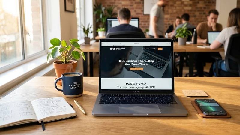 Rise v4.4.2 – Business & Consulting WordPress Theme (Elementor-Powered, One-Click Demo Import, 20+ Demos)