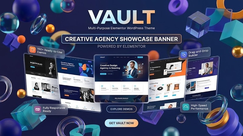 Vault v3.4.2 - Multi-Purpose Elementor WordPress Theme – Flexible Agency & Business Starter Kit