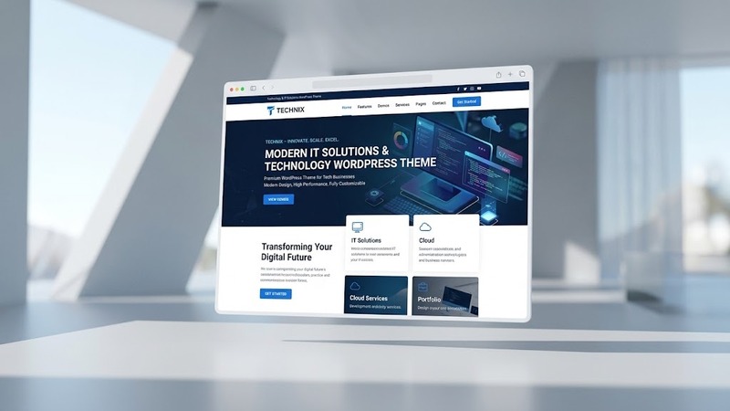 Technix v1.1.2 – Technology & IT Solutions WordPress Theme (Elementor-Powered, 10+ Ready Demos)