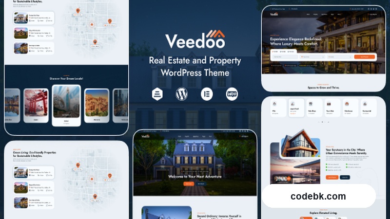Vedoo v1.0 – Single Property & Real Estate WordPress Theme (Elementor-Powered Property Showcase)