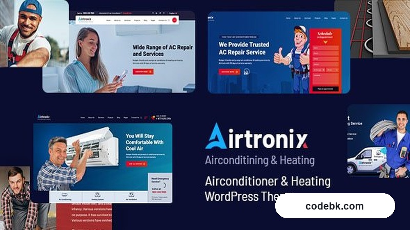 Airtronix v1.3 – Plumber HVAC and Repairing WP Theme (Elementor + Responsive Design for Trade Services)