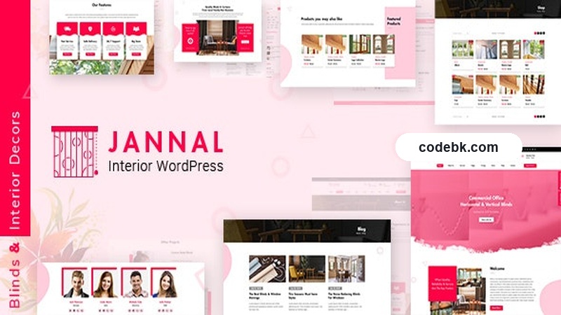 Jannal v3.6 – Windows Curtains & Doors Service WordPress Theme (Elementor-Based Interior Design Theme for Specialty Contractors)