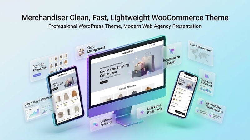 Merchandiser v10.0.13 – Lightweight WooCommerce WordPress Theme (Elementor & Gutenberg Ready)
