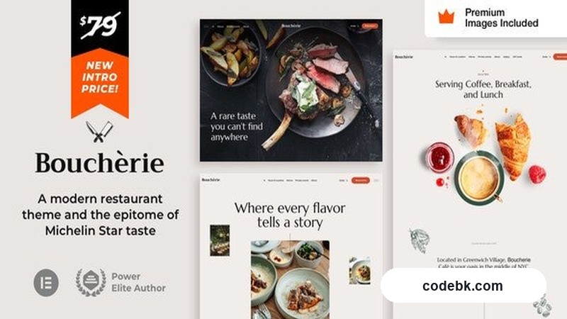 Boucherie v37 - Steakhouse Restaurant and Café WordPress Theme – Premium Dining Theme with Elementor (Restaurant, Café, Bar & Bakery)