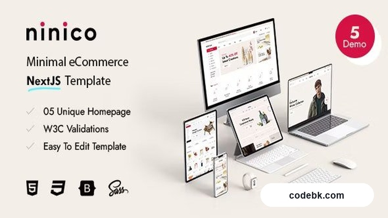 Ninico v1.1.1 – Minimal WooCommerce WordPress Theme (Elementor-Compatible, Clean Lifestyle Store Design)