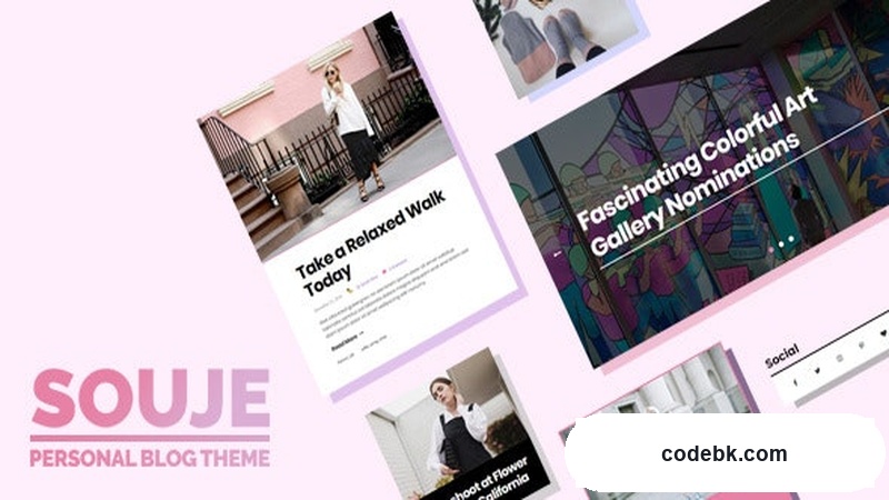 Souje v5.0.12 – Personal WordPress Blog Theme for Lifestyle, Fashion & Creative Bloggers (Elementor-Ready, Fully Responsive)