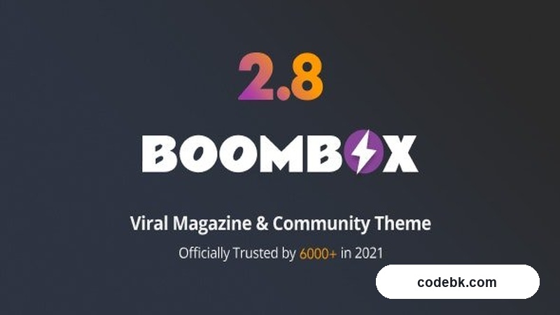 BoomBox v2.10.3 – Viral Magazine WordPress Theme (Viral Content Builder, Elementor & Gutenberg Support, Social Sharing Tools)