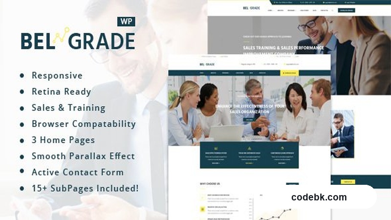 Belgrade v2.5 – Training & Coaching WordPress Theme (Elementor-Powered, Demo Import Ready)