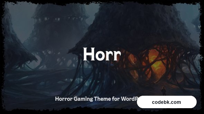 Horr v1.1.7 - Gaming Horror Theme – Immersive Horror Gaming Website Template for WordPress with Elementor & Dark Aesthetics