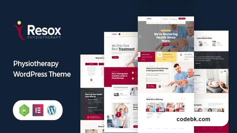 Resox v2.0 – Physiotherapy & Rehab Clinic WordPress Theme (Elementor-Powered, 15+ Inner Pages)