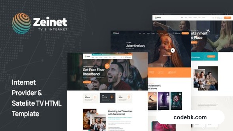 Zeinet v2.1.0 – Internet Provider & Satellite TV WordPress Theme (Elementor-Powered Demo Templates, WooCommerce-Ready)