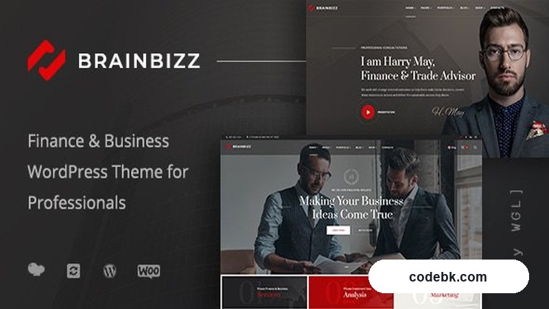 BrainBizz v1.3.13 – Finance & Business WordPress Theme (Elementor-Powered, Responsive Design)