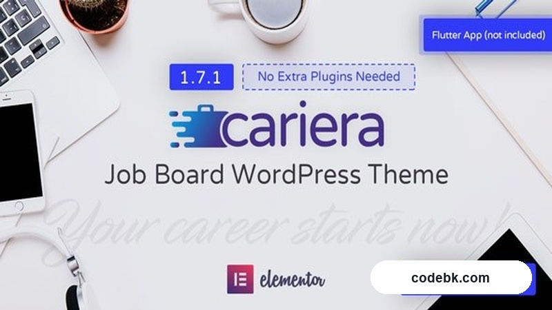 Cariera v2.0.1 - Job Board WordPress Theme – Professional Employment Portal with WP Job Manager Integration (by themelock)