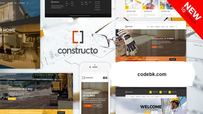 Constructo v5.0.7 – WP Construction Business Theme (Visual Composer + Revolution Slider)