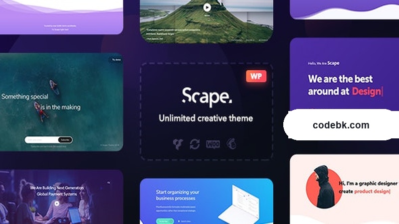 Scape v1.5.17 – Multipurpose WordPress Theme with WPBakery Page Builder & Live Frontend Editing