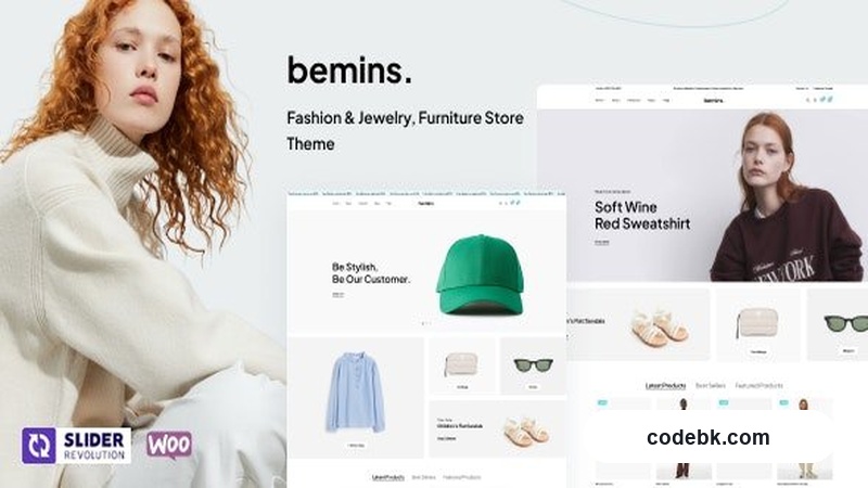 Bemins v1.2.6 – Fashion, Jewelry & Furniture Store Theme (WooCommerce + Bootstrap Framework)