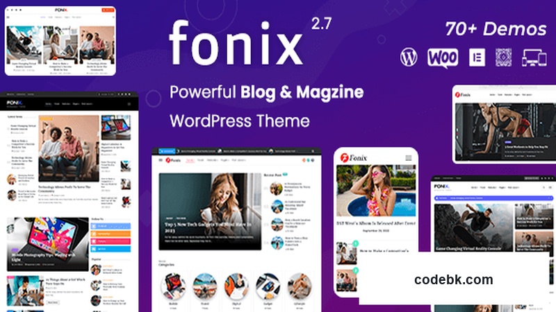 Fonix v3.5 – Newspaper & Magazine WordPress Theme (Multi-Category Publishing, Elementor-Compatible)