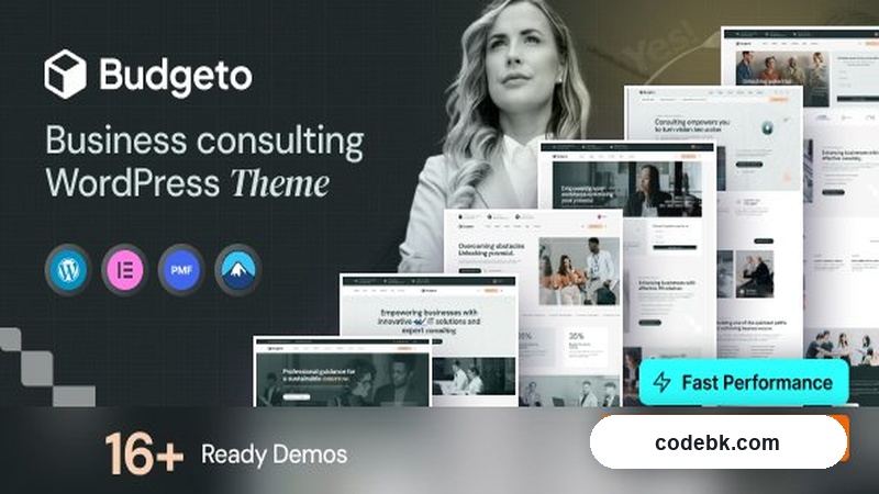 Budgeto v1.0.7 – Business Consulting WordPress Theme (Elementor-Powered, Retina-Ready, WooCommerce-Ready)