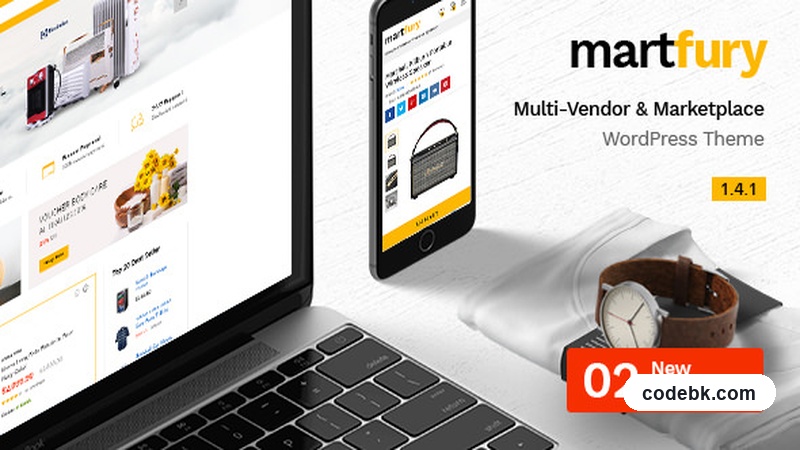 Martfury v3.4.3 – WooCommerce Marketplace Theme for Multi-Vendor Stores (Elementor & Gutenberg Compatible)