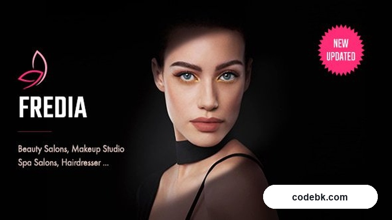 Fredia - Makeup Artist, Model & Beauty HTML Template – Beauty & Influencer Website Template (Minimal Responsive Design)