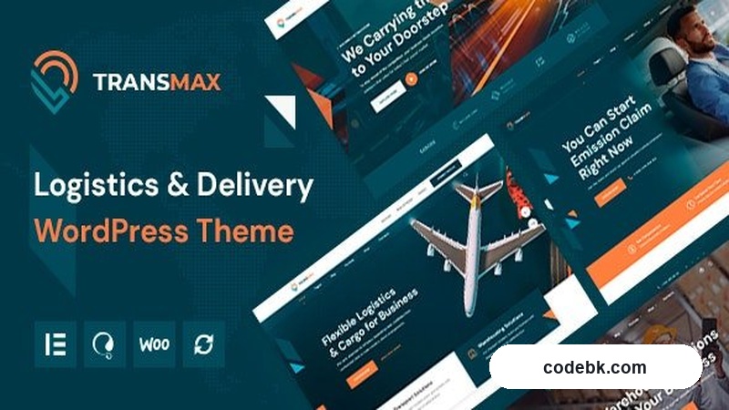 Transmax v1.0.33 – Logistics & Delivery Company WordPress Theme (Elementor-Powered, Multi-Niche Freight & Shipping)