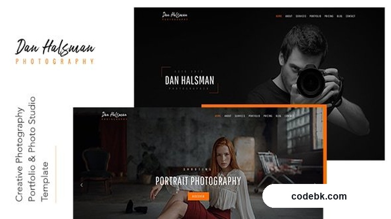 DAN – Creative Photography Portfolio & Photo Studio HTML Template (Modern Layout, Fully Customizable)