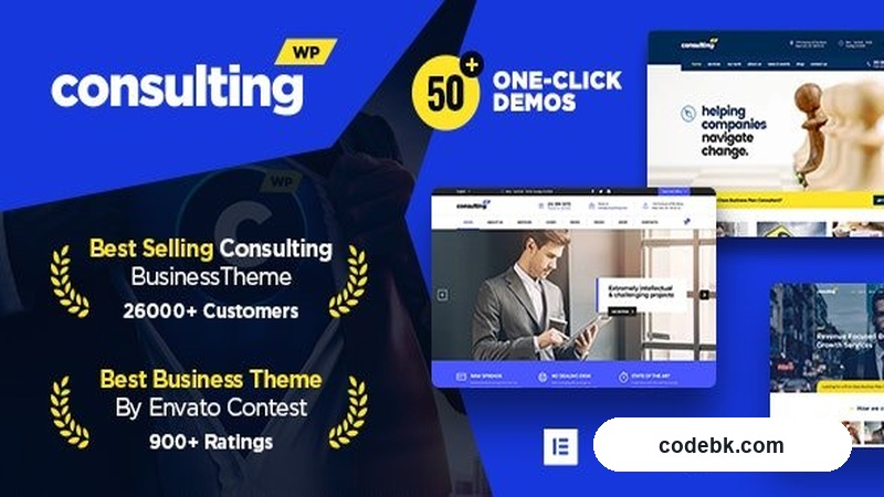 Consulting v6.7.14 – Business & Finance WordPress Theme with Drag & Drop Page Builder