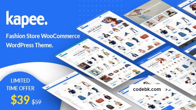 Kapee v1.7.3 – Fashion Store WooCommerce Theme (Elementor-Powered, Multi-Category Ready)