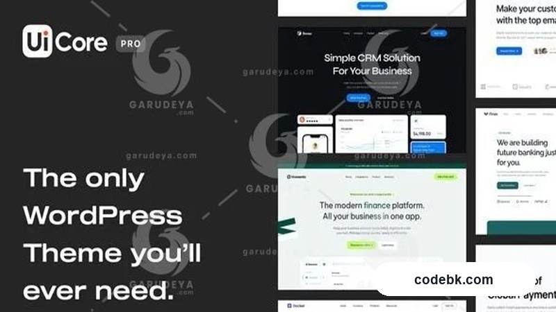 UiCore Pro v2.4.0 – All-in-One WordPress Theme & Elementor Framework for Agencies