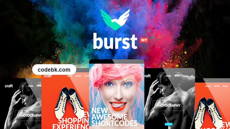 Burst v3.7 – Bold Vibrant WordPress Theme for Creative Portfolios & Business Sites (ThemeLock)