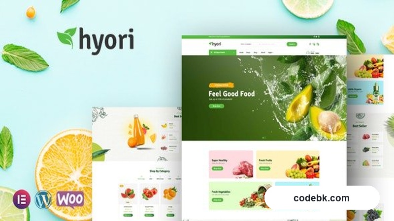 Hyori v1.4.9 – Organic Food WooCommerce Theme (Beautiful, Modern & Responsive Design for Natural Food Stores)