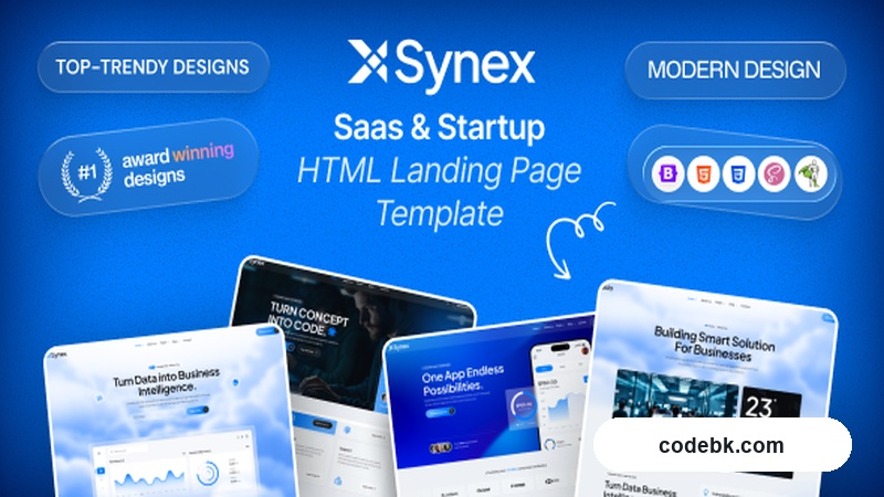 Synex - Saas, Software & Startup HTML Template – Modern SaaS & Tech Business HTML Template (Clean Design, Responsive, Conversion-Focused)
