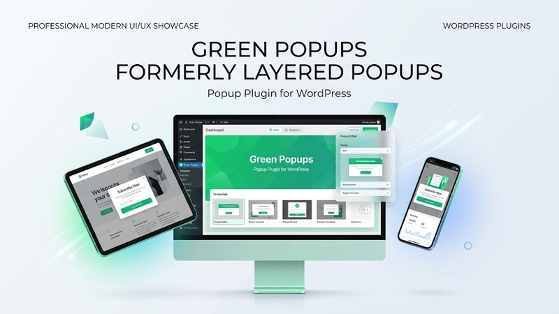 Green Popups (formerly Layered Popups) v7.6.3 – WordPress Popup Builder with Animation & Exit-Intent Triggers