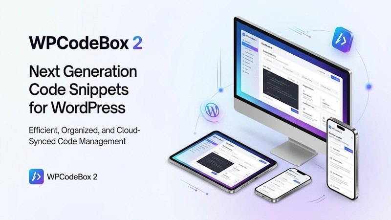 WPCodeBox 2 v1.4.1 – WordPress Code Snippets Manager & Cloud Library Plugin
