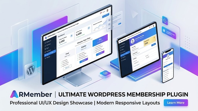 ARMember v7.8.1 – WordPress Membership Plugin (Subscriptions, Registrations & User Profiles Without Code)