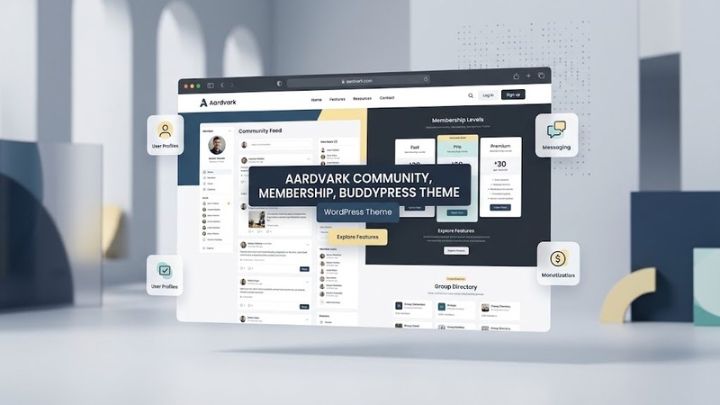 Aardvark v4.76 – Community & Membership WordPress Theme for BuddyPress Sites (Builder-Ready, RTL Support)