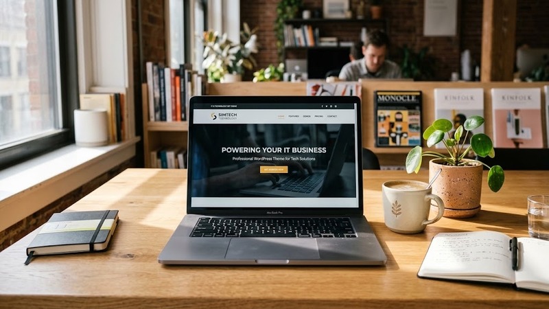 Simtech v8.0 - Technology IT WordPress Theme – Professional IT & Technology Business Theme (Elementor-Based, Dark Modern Design)