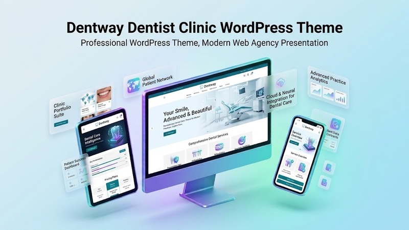 Dentway v1.0 – Dental Clinic WordPress Theme (Elementor-Powered, Demo Imports & WooCommerce Ready)