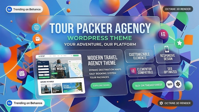 Tour Packer v2.0 – Tour Agency WordPress Theme with Responsive Bootstrap Design (Elementor Compatible)