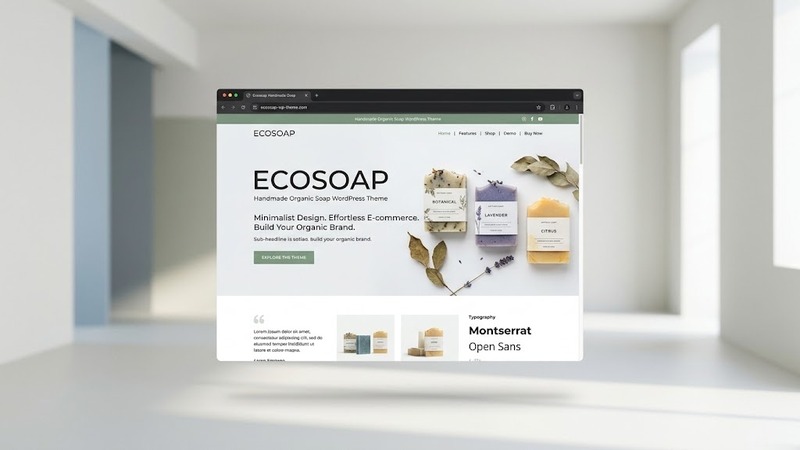 Ecosoap v1.1.7 – Handmade Organic Soap WordPress Theme (Elementor + WooCommerce)